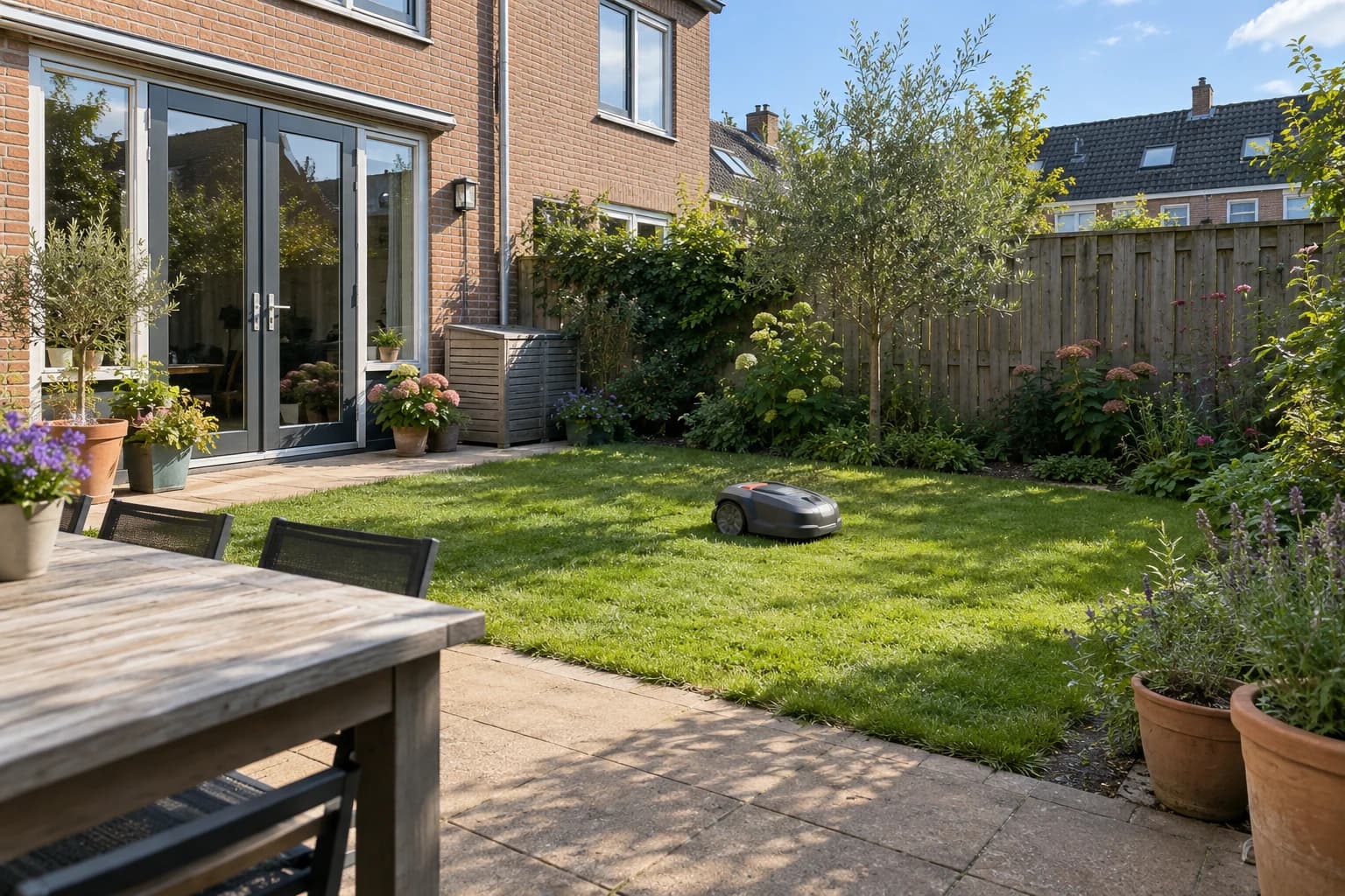 Robotmaaier voor een kleine tuin