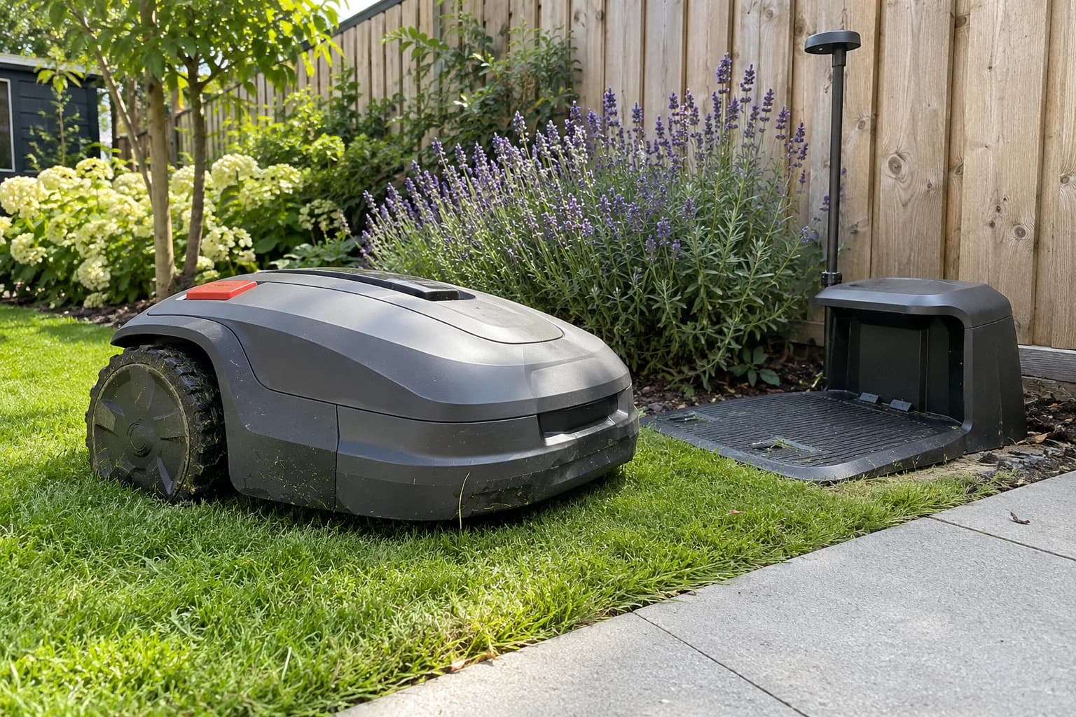 Robotmaaier zonder draad